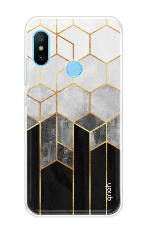 Hexagonal Pattern Xiaomi Redmi 6 Pro Back Cover