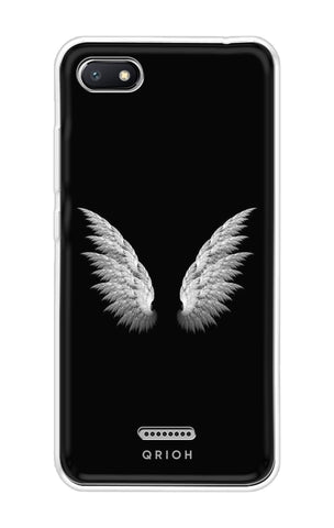 White Angel Wings Xiaomi Redmi 6A Back Cover