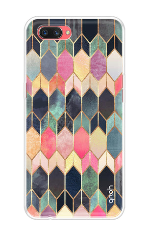 Shimmery Pattern Oppo A3s Back Cover