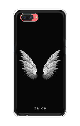 White Angel Wings Oppo A3s Back Cover
