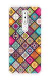 Multicolor Mandala Nokia 6.1 Plus Back Cover