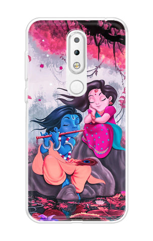 Radha Krishna Art Nokia 6.1 Plus Back Cover