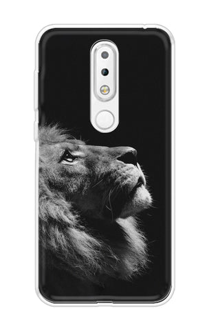 Lion Looking to Sky Nokia 6.1 Plus Back Cover