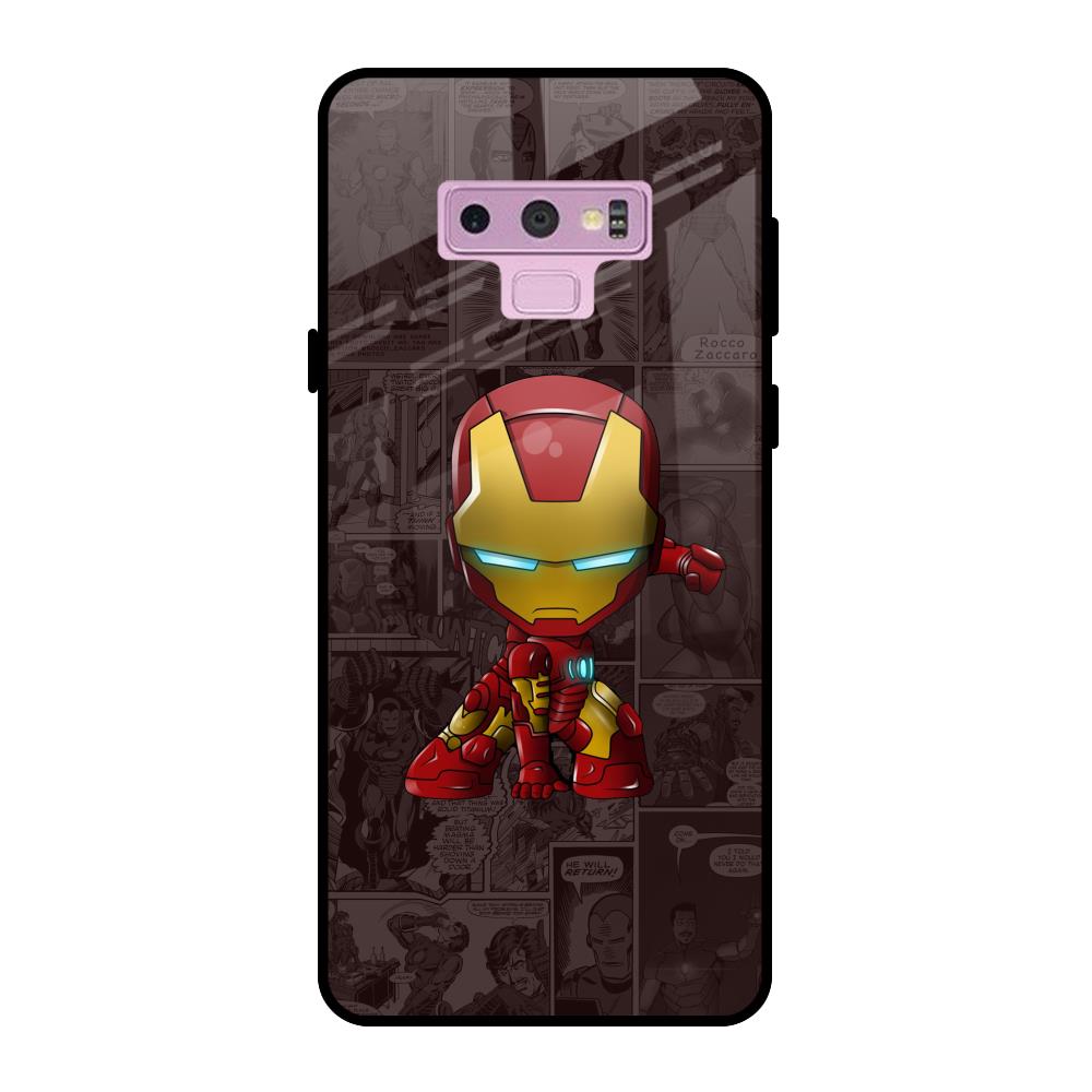 Angry Baby Super Hero Samsung Galaxy Note 9 Glass Back Cover Online