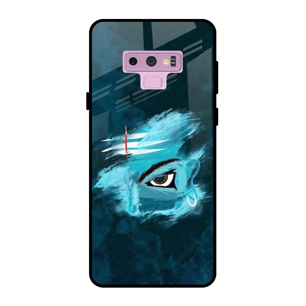 Power Of Trinetra Samsung Galaxy Note 9 Glass Back Cover Online