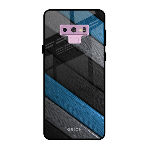 Multicolor Wooden Effect Samsung Galaxy Note 9 Glass Back Cover Online