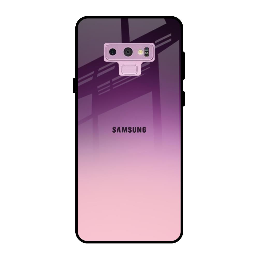 Purple Gradient Samsung Galaxy Note 9 Glass Back Cover Online