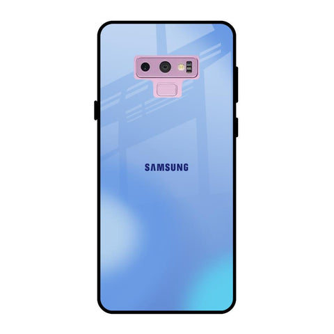 Vibrant Blue Texture Samsung Galaxy Note 9 Glass Back Cover Online