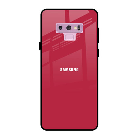 Solo Maroon Samsung Galaxy Note 9 Glass Back Cover Online