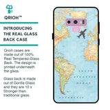 Travel Map Glass Case for Samsung Galaxy Note 9