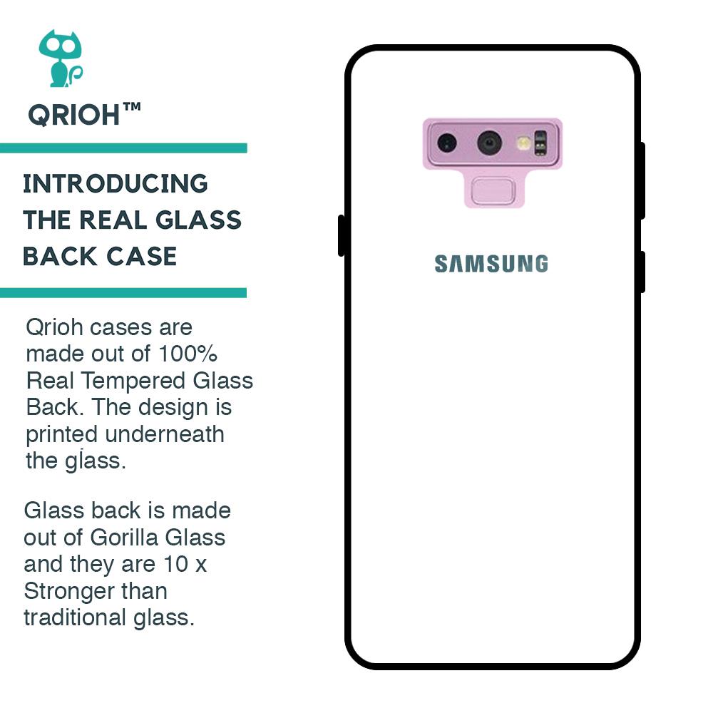 Arctic White Glass Case for Samsung Galaxy Note 9