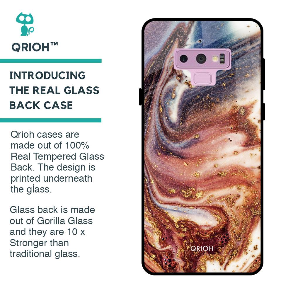 Exceptional Texture Glass Case for Samsung Galaxy Note 9