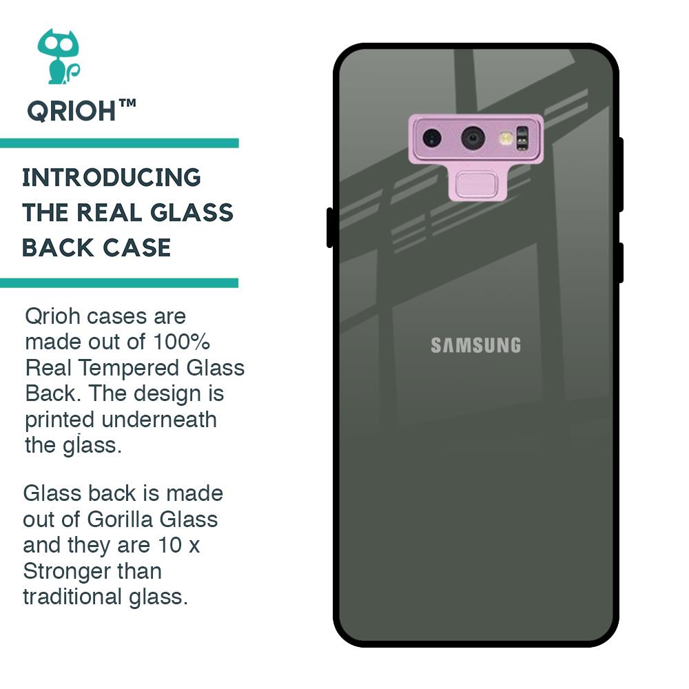 Charcoal Glass Case for Samsung Galaxy Note 9
