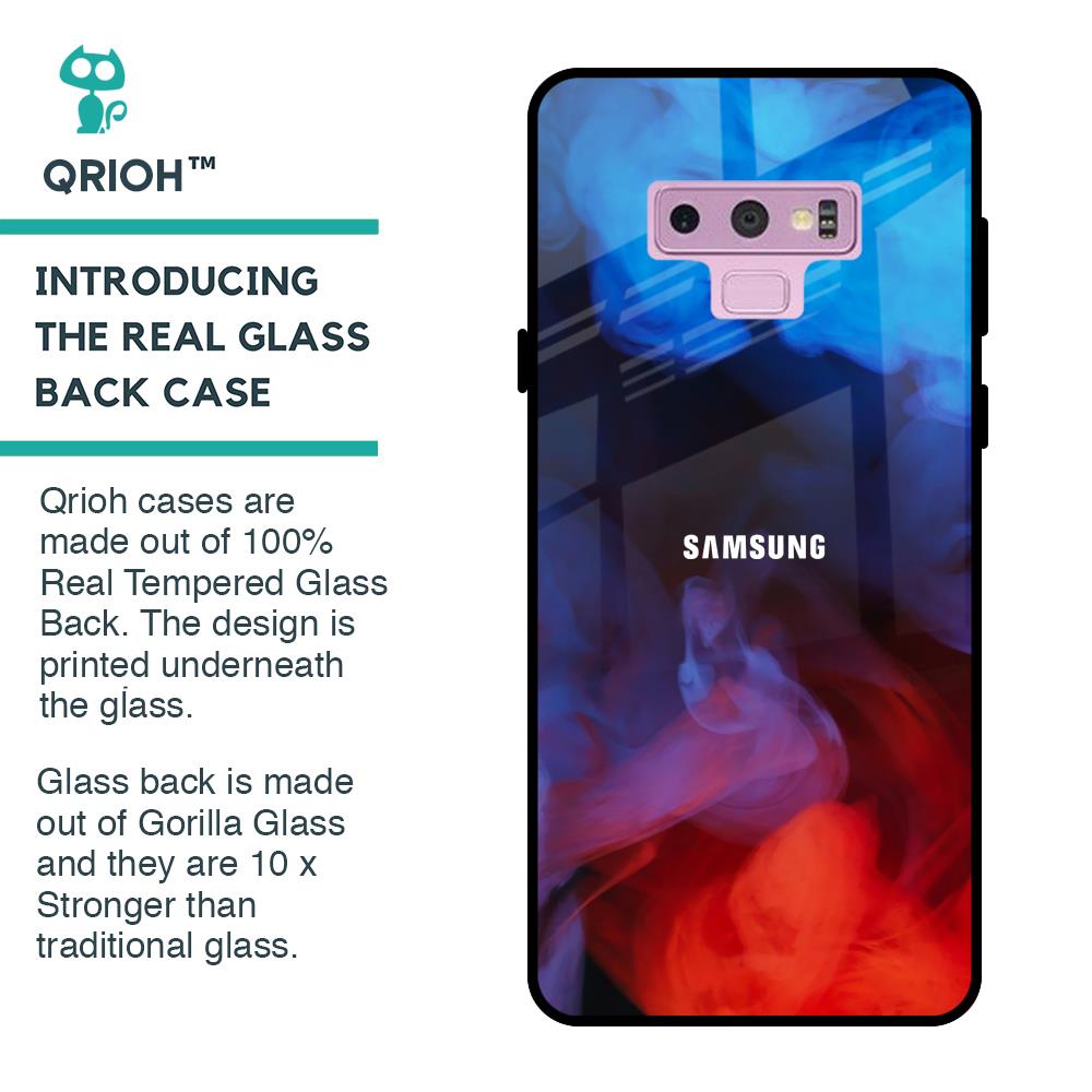 Dim Smoke Glass Case for Samsung Galaxy Note 9