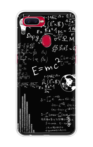 Equation Doodle Oppo F9 Back Cover