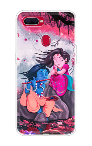 Radha Krishna Art Oppo F9 Back Cover