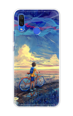 Riding Bicycle to Dreamland Huawei Nova 3i Back Cover