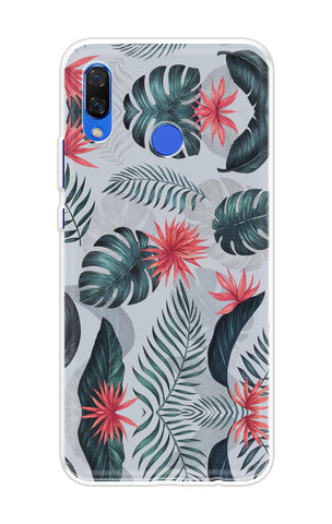 Retro Floral Leaf Huawei Nova 3i Back Cover