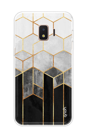 Hexagonal Pattern Samsung J2 Core Back Cover