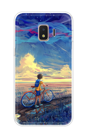 Riding Bicycle to Dreamland Samsung J2 Core Back Cover