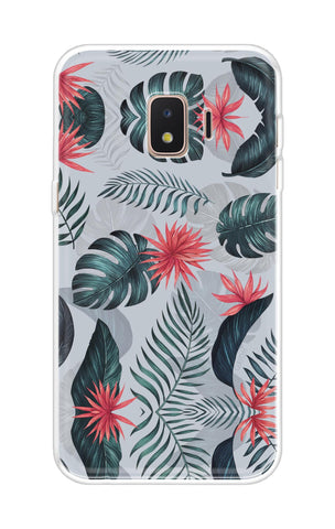 Retro Floral Leaf Samsung J2 Core Back Cover