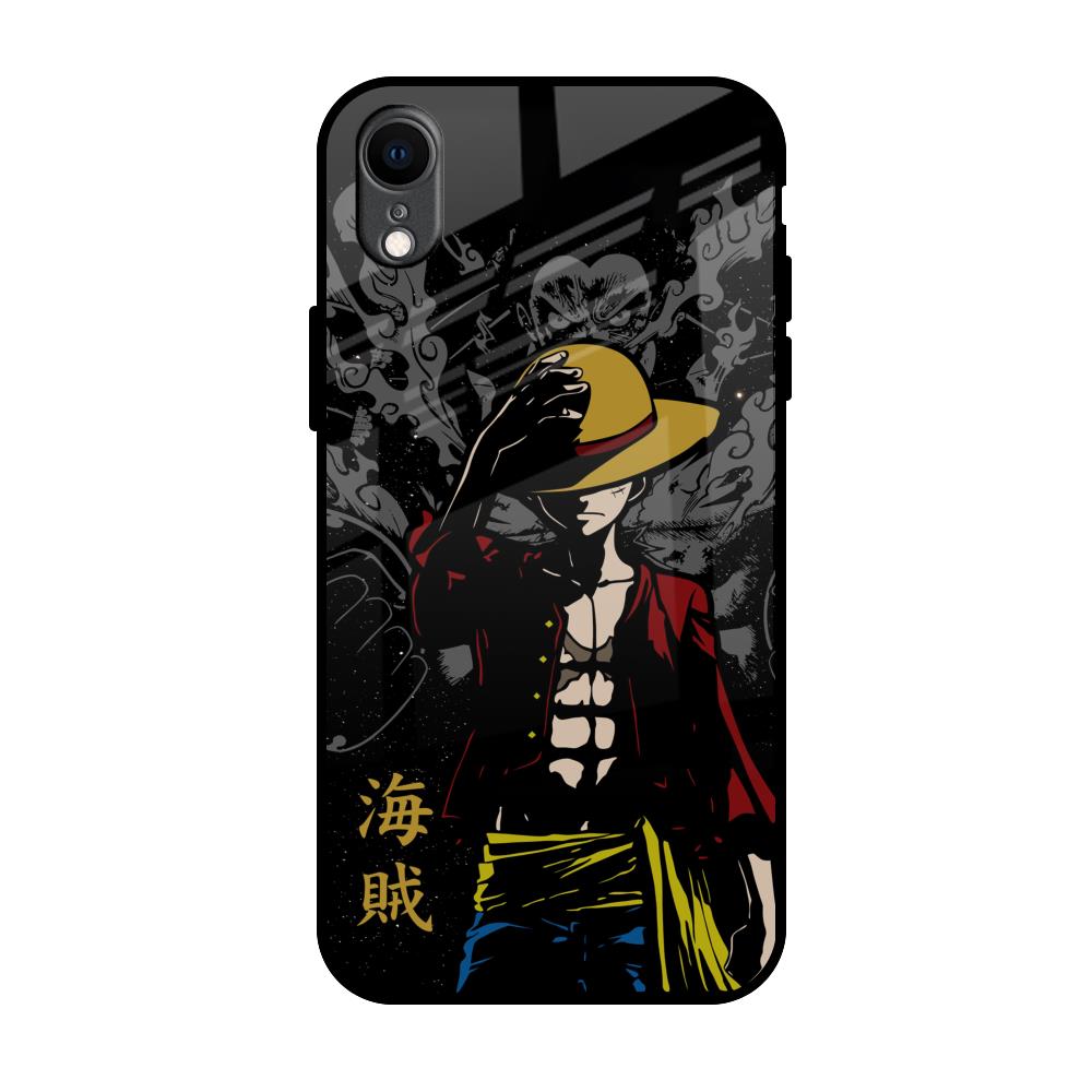 Dark Luffy iPhone XR Glass Back Cover Online