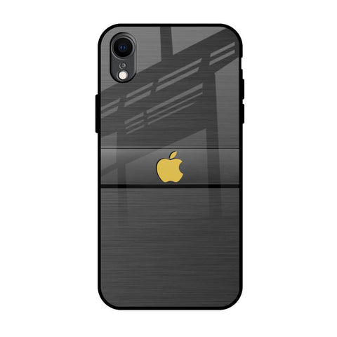 Grey Metallic Glass iPhone XR Glass Back Cover Online