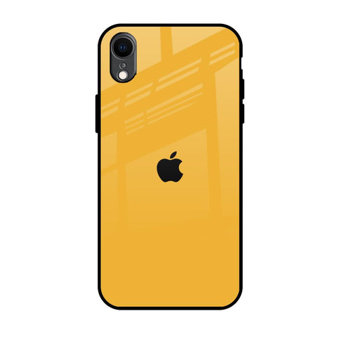 Fluorescent Yellow iPhone XR Glass Back Cover Online