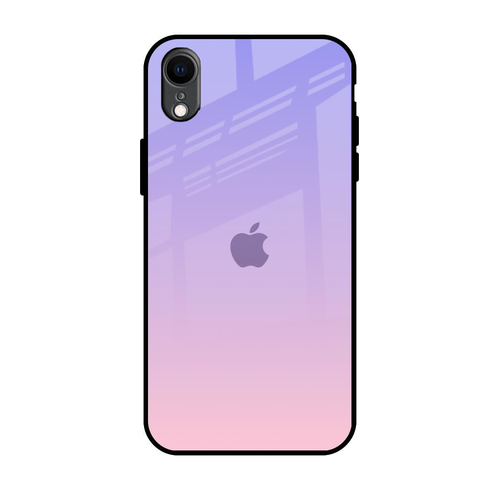 Lavender Gradient iPhone XR Glass Back Cover Online