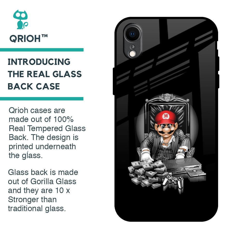 Dark Secret Glass Case for iPhone XR