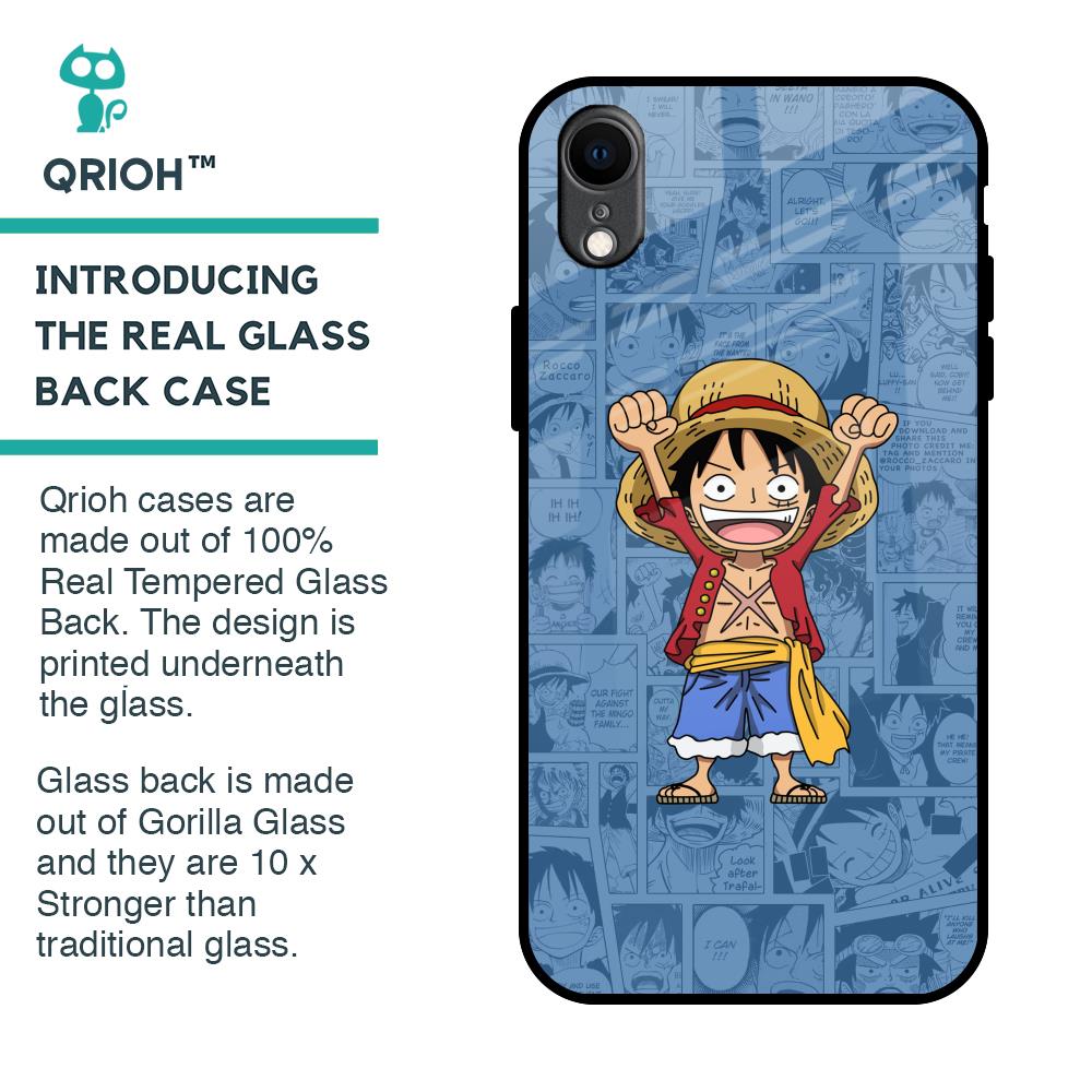 Chubby Anime Glass Case for iPhone XR