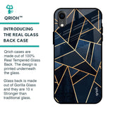 Abstract Tiles Glass Case for iPhone XR