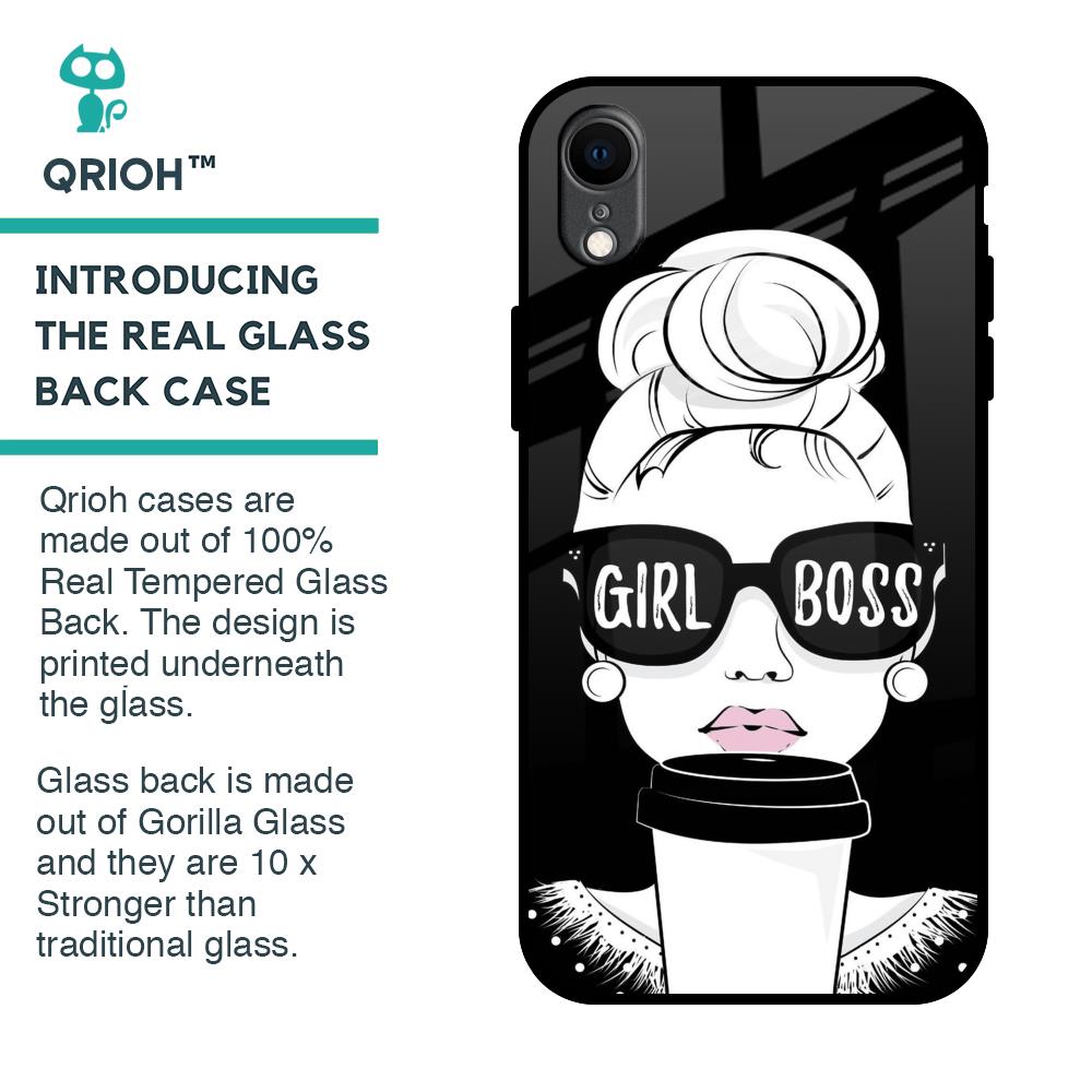 Girl Boss Glass Case For iPhone XR