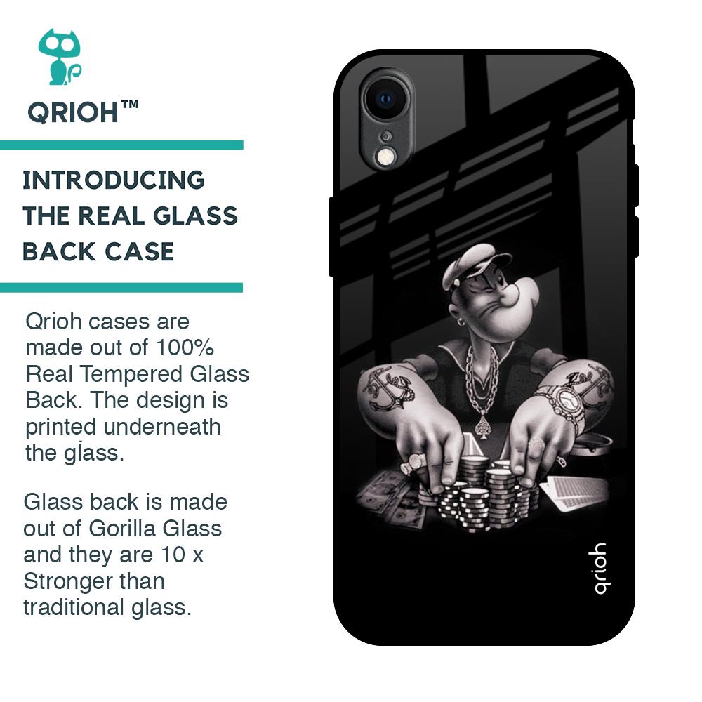 Gambling Problem Glass Case For iPhone XR