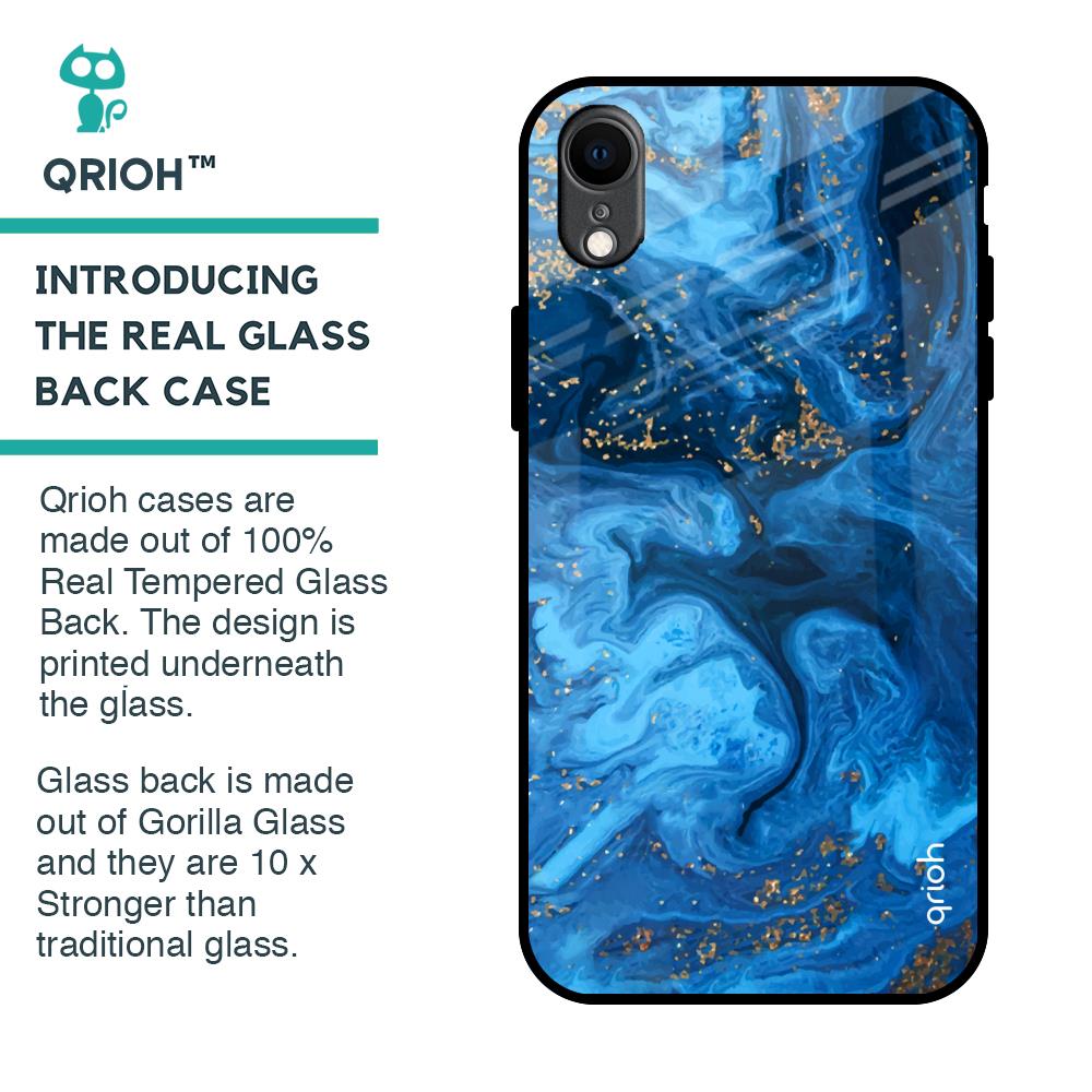 Gold Sprinkle Glass Case for iPhone XR