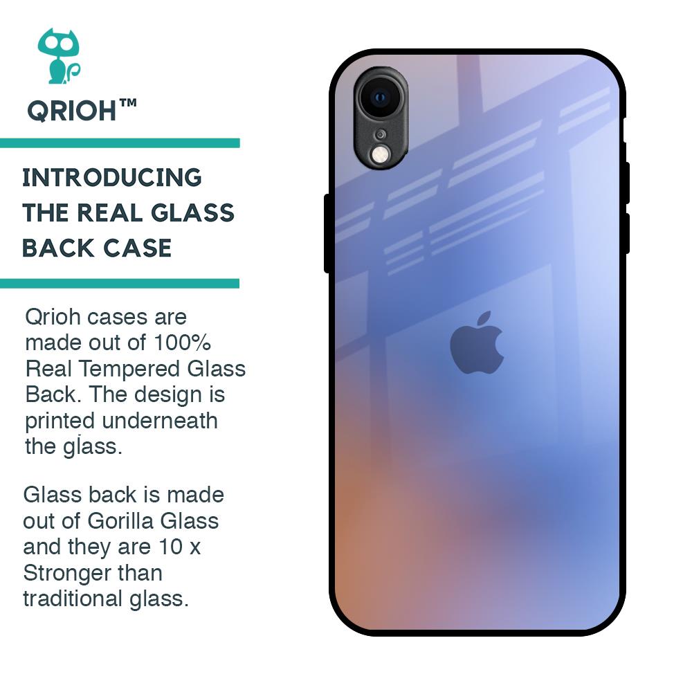 Blue Aura Glass Case for iPhone XR