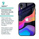 Colorful Fluid Glass Case for iPhone XR