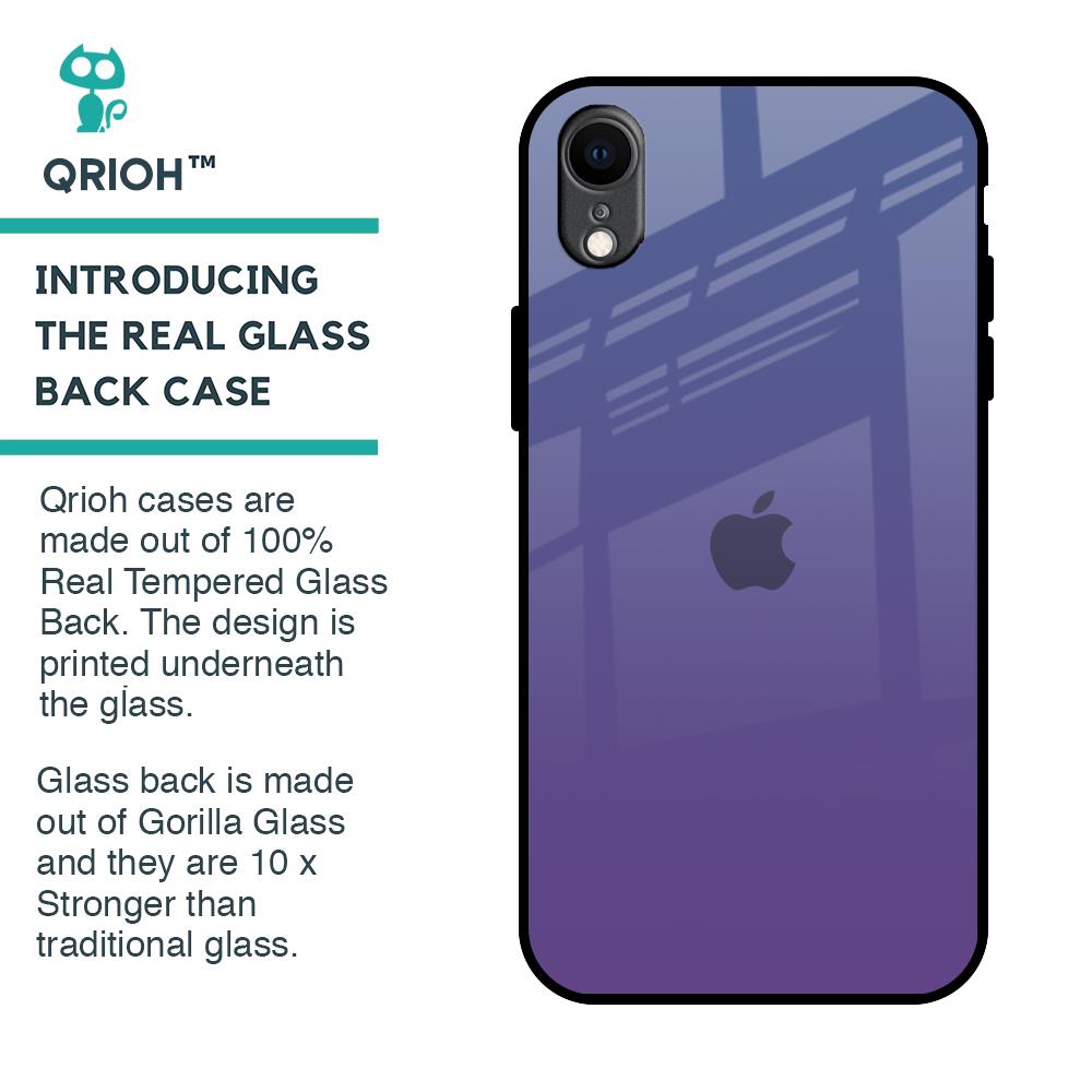 Indigo Pastel Glass Case For iPhone XR