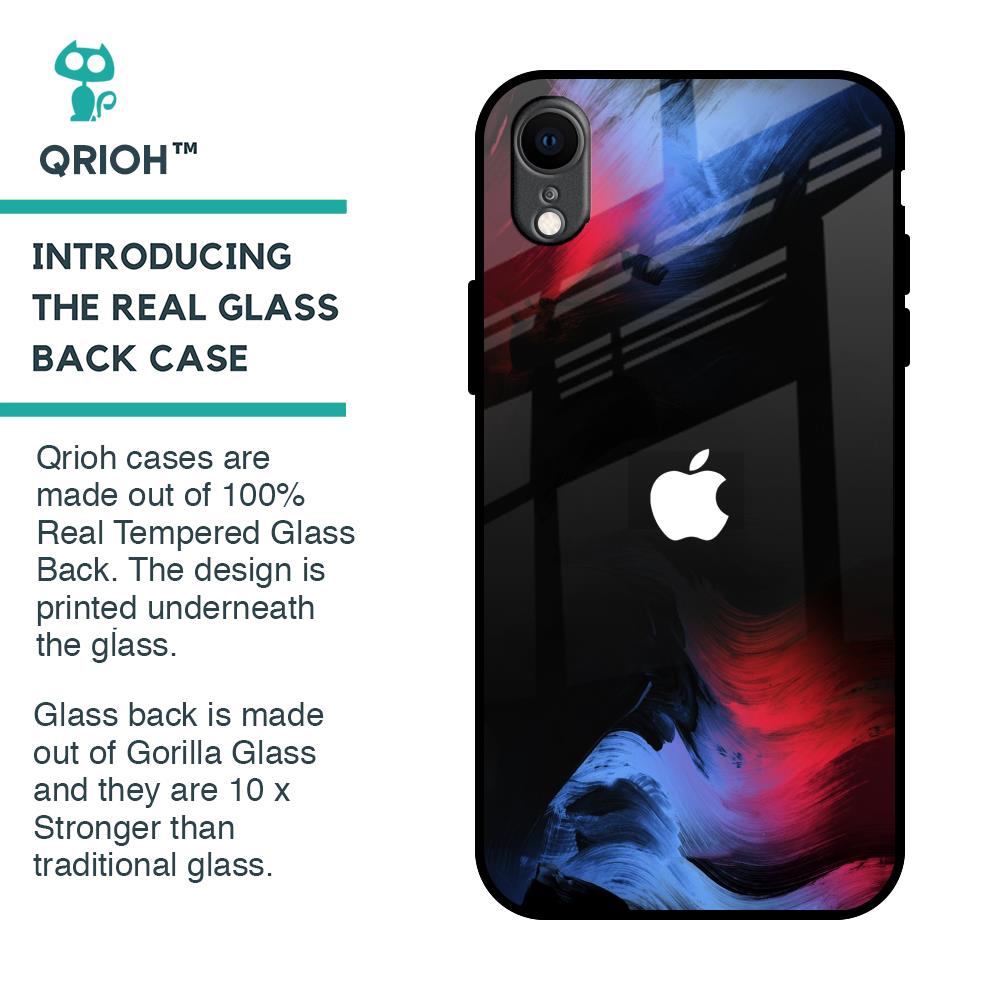 Fine Art Wave Glass Case for iPhone XR
