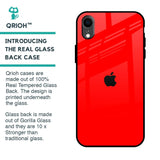 Blood Red Glass Case for iPhone XR