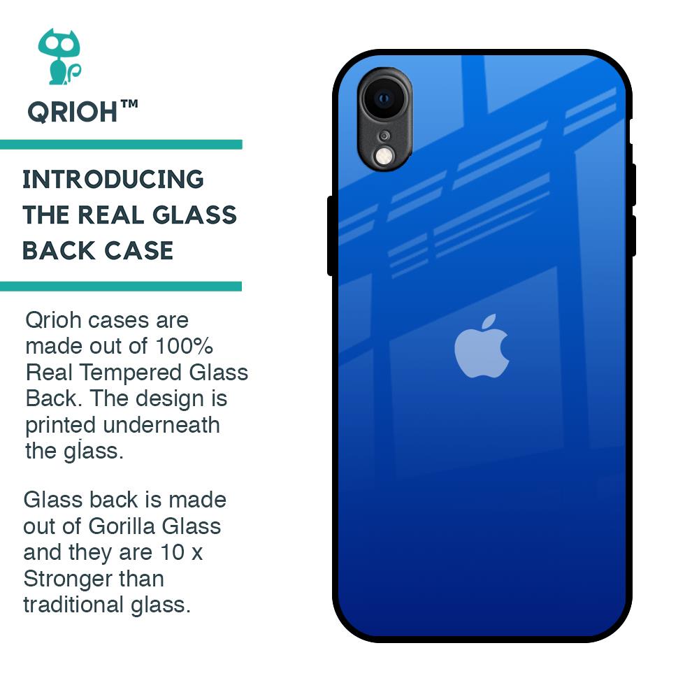 Egyptian Blue Glass Case for iPhone XR