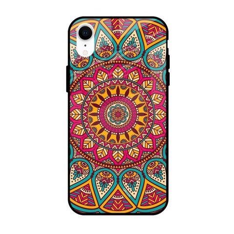 Elegant Mandala Apple iPhone XR Glass Cases & Covers Online