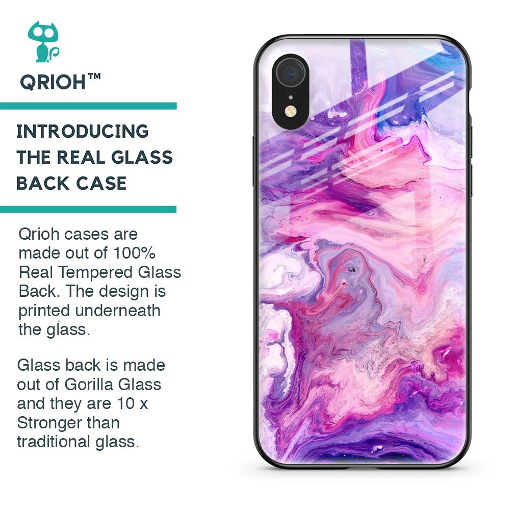 Cosmic Galaxy Glass Case for iPhone XR