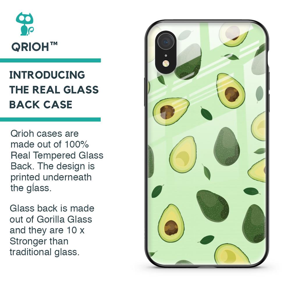 Pears Green Glass Case For iPhone XR