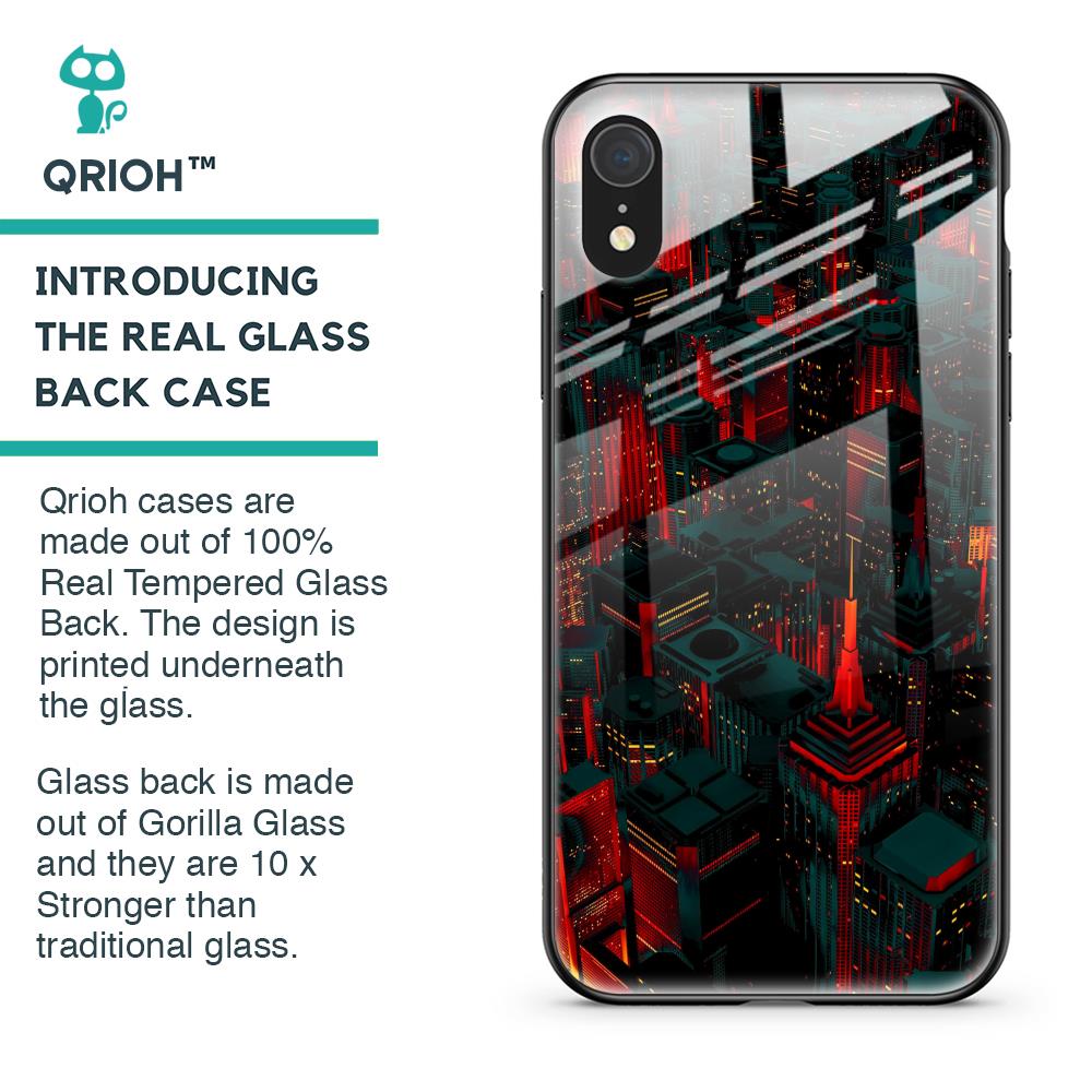 City Light Glass Case For iPhone XR