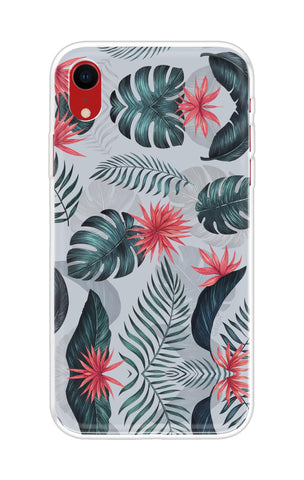 Retro Floral Leaf iPhone XR Back Cover