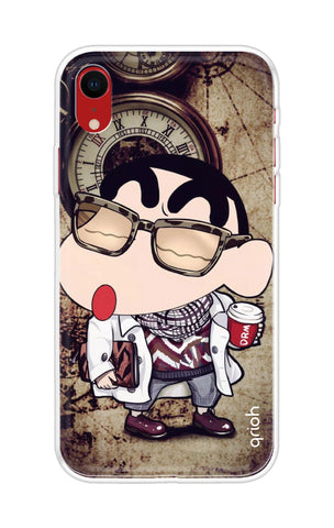 Nerdy Shinchan iPhone XR Back Cover