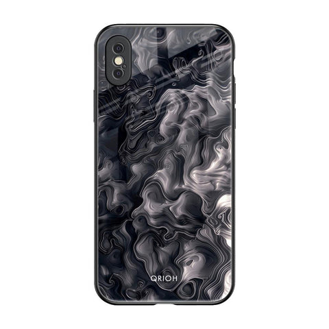Cryptic Smoke iPhone XS Glass Back Cover Online