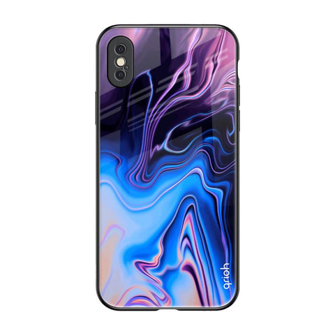 Psychic Texture iPhone XS Glass Back Cover Online