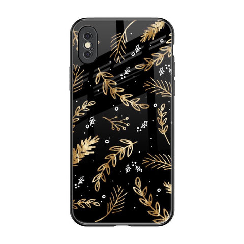 Autumn Leaves iPhone XS Glass Back Cover Online